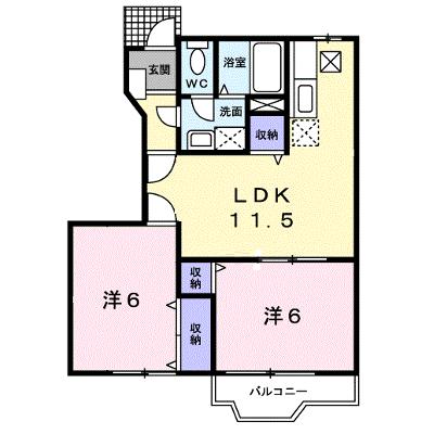 サンライズ 102【管理NO：1-011484601-01020】 ★家具家電は申し込み後に搬入します★の物件画像