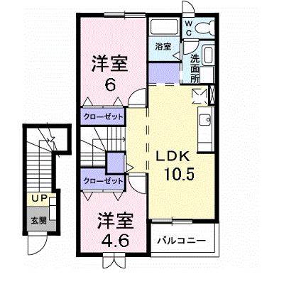 ウォーターフィールド　Ｄ 202【管理NO：1-011220702-02020】 ★家具家電は申し込み後に搬入しますの物件画像