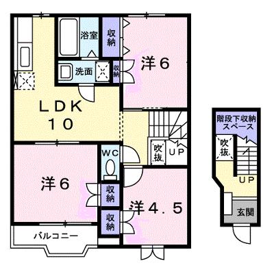プリムヴェール 202【管理NO：1-010416101-02020】 ★家具家電は申し込み後に搬入しますの物件画像
