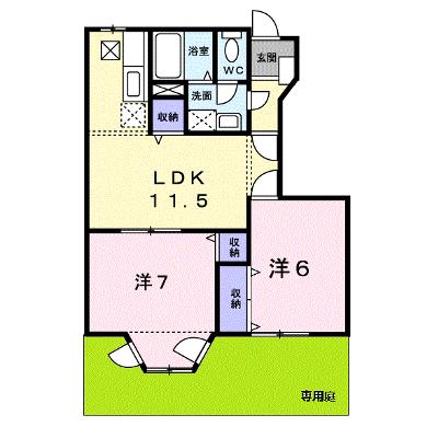 ソレアードＭ 103【管理NO：1-010199501-01030】 ★家具家電は申し込み後に搬入します★の物件画像