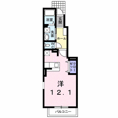 ラフレシールⅠ 105【管理NO：1-014476901-01040】 ★家具家電は申し込み後に搬入します★の物件画像