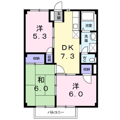 ハイツまるなか 202【管理NO：1-003372301-02020】 ★家具家電は申し込み後に搬入します★の物件画像