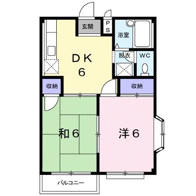 メゾンドパストラルＢ 201【管理NO：1-002060602-02010】 ★家具家電は申し込み後に搬入します★の物件画像