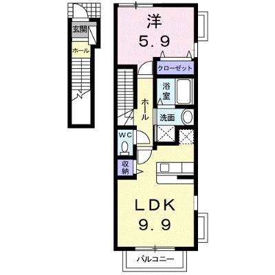 Ｓ’ＣＩＥＬ 201【管理NO：1-013184901-02010】 ★家具家電は申し込み後に搬入します★の物件画像