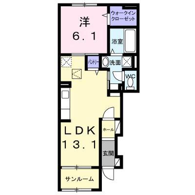 ロケットラボさぎの宮 105【管理NO：1-028706801-01040】 ★家具家電は申し込み後に搬入します★ ★2026年09月下旬入居可能★の物件画像