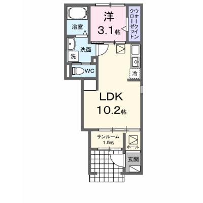 メゾン　ロイヤル 105【管理NO：1-027768601-01040】 ★家具家電は申し込み後に搬入します 2026年09月上旬入居可能の物件画像