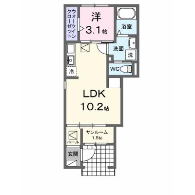 メゾン　ロイヤル 101【管理NO：1-027768601-01010】 ★家具家電は申し込み後に搬入します 2026年09月上旬入居可能の物件画像