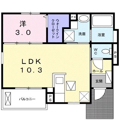 ジールⅡ 101【管理NO：1-025523001-01010】 ★家具家電は申し込み後に搬入しますの物件画像