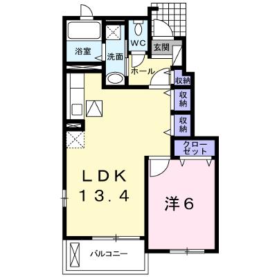 メゾン　一刻　Ⅰ 102【管理NO：1-016183401-01020】 ★家具家電は申し込み後に搬入します 2026年07月下旬入居可能の物件画像
