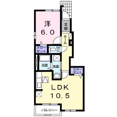 エヴァグリーン 105【管理NO：1-015581401-01040】 ★家具家電は申し込み後に搬入します 2026年07月下旬入居可能の物件画像