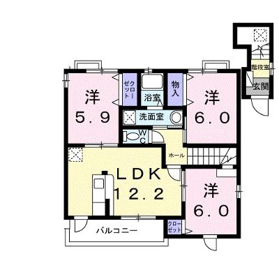 ヒカリ 201【管理NO：1-014815401-02010】 ★家具家電は申し込み後に搬入します★の物件画像