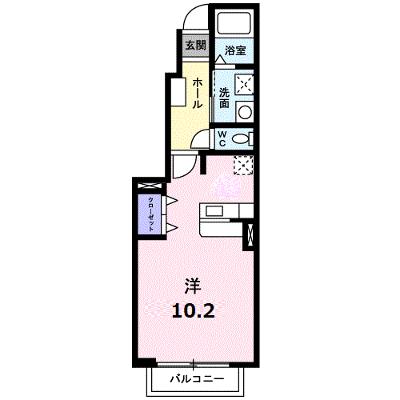 ジェルメⅠ 102【管理NO：1-012878301-01020】 ★家具家電は申し込み後に搬入しますの物件画像