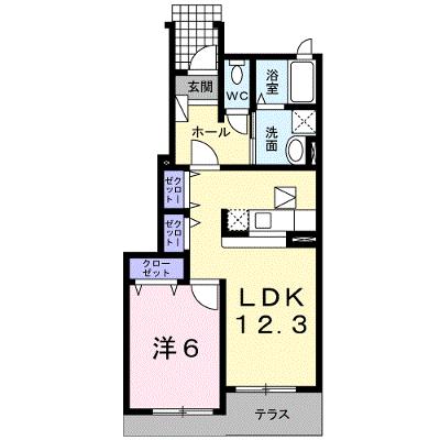 ルーナクレシェンテ 102【管理NO：1-016421401-01020】 ★家具家電は申し込み後に搬入します★の物件画像