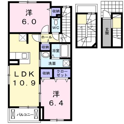 グランディアス．Ⅱ 305【管理NO：1-022139301-03040】 ★家具家電は申し込み後に搬入しますの物件画像