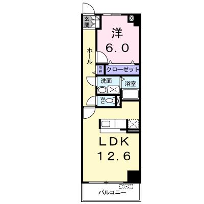 プラシード・アルバ 603【管理NO：1-014188101-06030】 ★家具家電は申し込み後に搬入します★の物件画像
