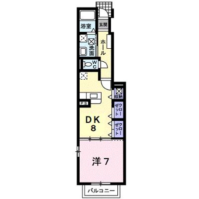 ウエスト　多米 105【管理NO：1-013074801-01040】 2026年07月中旬入居可能の物件画像