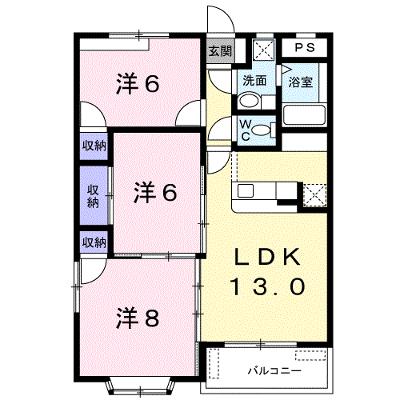 アネトス二本松 302【管理NO：1-099211001-03020】 ★家具家電は申し込み後に搬入しますの物件画像