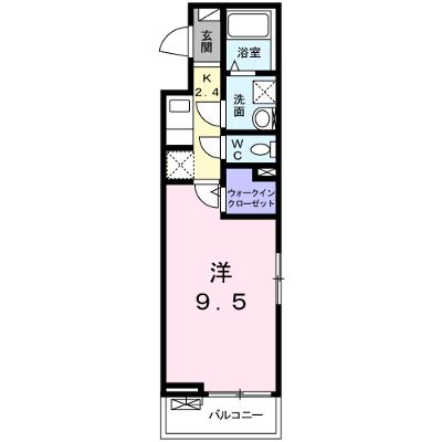 ベル　リゼオ　Ｋ 301【管理NO：1-025642501-03010】の物件画像