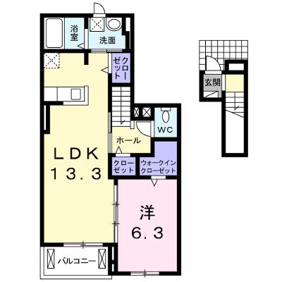 ベル・ソレイユＫ 203【管理NO：1-020899401-02030】 ★家具家電は申し込み後に搬入しますの物件画像