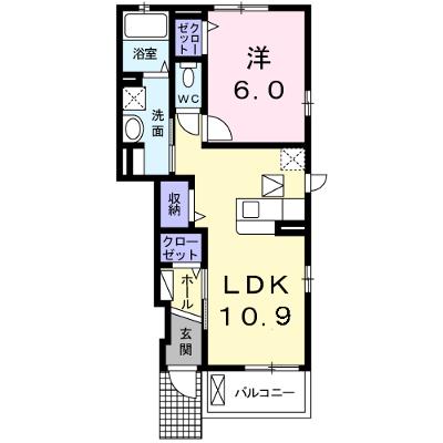 アンジュＳａｋｉ 102【管理NO：1-020133001-01020】 ★家具家電は申し込み後に搬入しますの物件画像