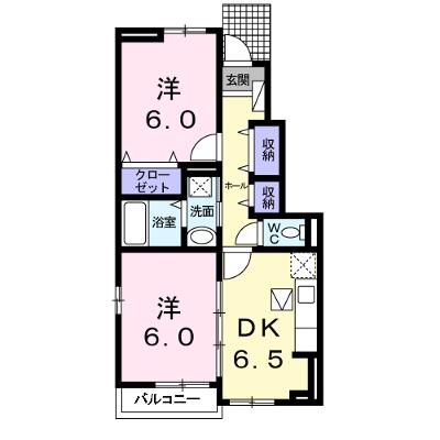 ル・シアンⅡ 102【管理NO：1-018203002-01020】 ★家具家電は申し込み後に搬入します 2026年08月上旬入居可能の物件画像