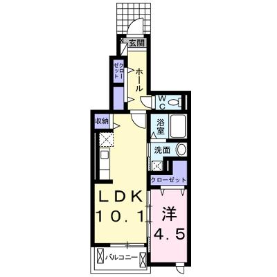 チェリーブロッサムⅠ 102【管理NO：1-017725001-01020】 ★家具家電は申し込み後に搬入しますの物件画像