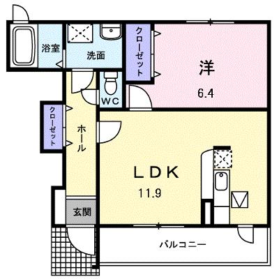 昴　Ａ 102【管理NO：1-016020601-01020】の物件画像