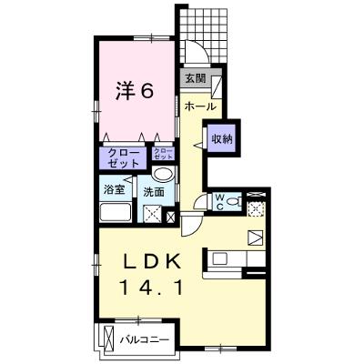 メゾン　りら　Ｂ 105【管理NO：1-016013002-01040】の物件画像