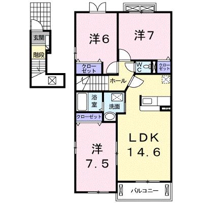ａｌａ・ａｎｇｅ 203【管理NO：1-014258801-02030】 ★家具家電は申し込み後に搬入します★の物件画像