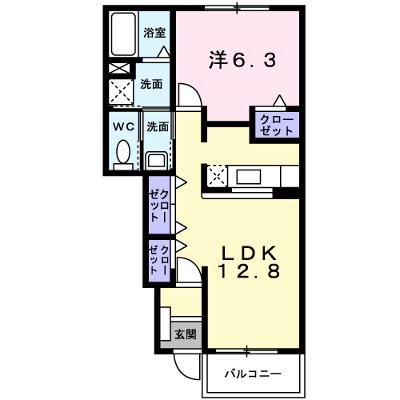 ストラーレ　牛川 102【管理NO：1-013192501-01020】の物件画像