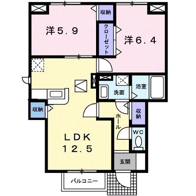 プリヴェイル中松山 101【管理NO：1-011925001-01010】 ★家具家電は申し込み後に搬入します 2026年07月中旬入居可能の物件画像