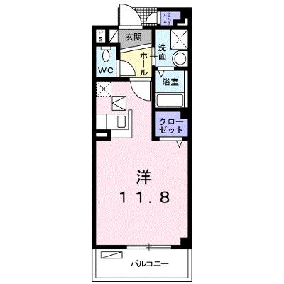 プリムローズ 201【管理NO：1-011427901-02010】 ★家具家電は申し込み後に搬入します★の物件画像