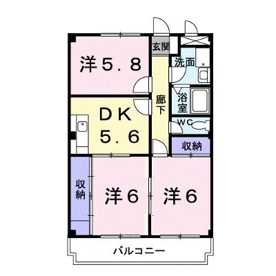 ＵＲＢＡＮ　ＨＩＬＬ 202【管理NO：1-007889001-02020】の物件画像