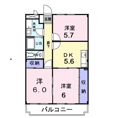 ＵＲＢＡＮ　ＨＩＬＬ 201【管理NO：1-007889001-02010】の物件画像