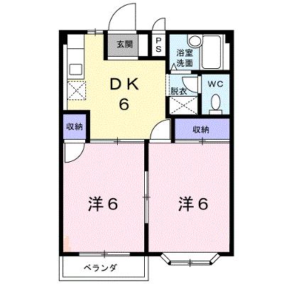 エルディム河合Ｂ 202【管理NO：1-001639801-02020】 2026年07月下旬入居可能の物件画像