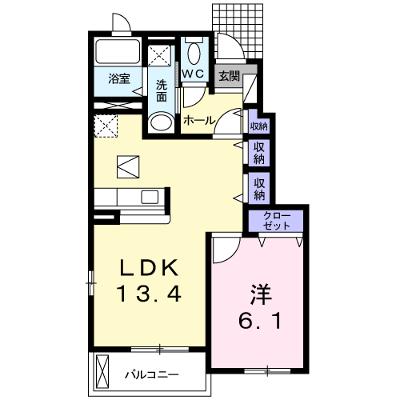 アヤソフィヤ　Ⅱ 105【管理NO：1-016926202-01040】 ★家具家電は申し込み後に搬入します 2026年08月中旬入居可能の物件画像