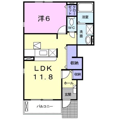 プリムローズＢ 101【管理NO：1-014285402-01010】 ★家具家電は申し込み後に搬入しますの物件画像
