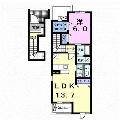 ソレイユ　２３ 201【管理NO：1-013988801-02010】 ★家具家電は申し込み後に搬入しますの物件画像