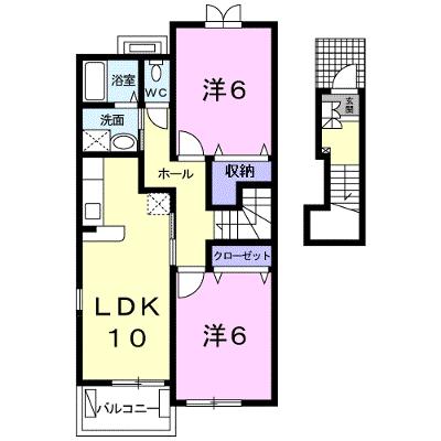 シンシア 205【管理NO：1-012673001-02040】 ★家具家電は申し込み後に搬入します★の物件画像