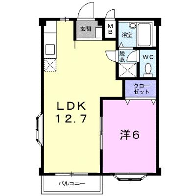 エルディムティンクル 207【管理NO：1-003672601-02060】 ★家具家電は申し込み後に搬入しますの物件画像