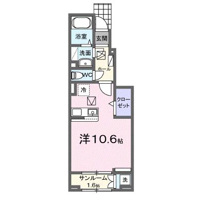 ベル　クロッシュ 105【管理NO：1-027740501-01040】 ★家具家電は申し込み後に搬入しますの物件画像
