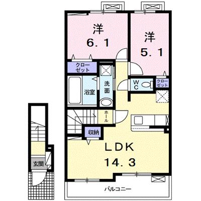 リグリア 202【管理NO：1-027101501-02020】 2026年07月中旬入居可能の物件画像
