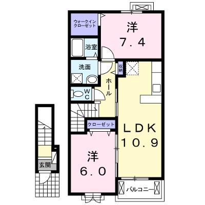 ラ　カサ　プリマベーラ 205【管理NO：1-021356201-02040】 ★家具家電は申し込み後に搬入しますの物件画像