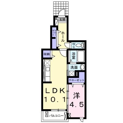 ｇｅｒｍｅｒ　Ⅰ 103【管理NO：1-019522401-01030】 ★家具家電は申し込み後に搬入しますの物件画像