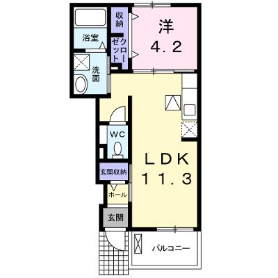 エアリー　ヒル 102【管理NO：1-019062001-01020】 ★家具家電は申し込み後に搬入します 2026年08月上旬入居可能の物件画像