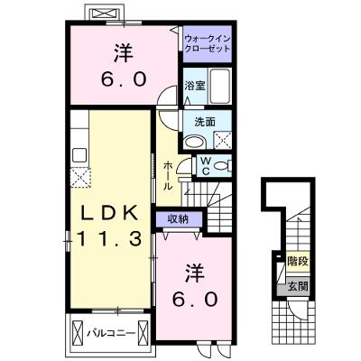 マーベラス北裏Ⅱ 201【管理NO：1-018315801-02010】 ★家具家電は申し込み後に搬入します★の物件画像