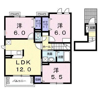 プリムローズ 202【管理NO：1-017821401-02020】 ★家具家電は申し込み後に搬入しますの物件画像