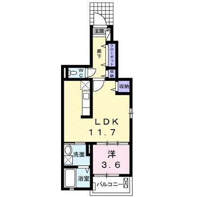 サングリア 101【管理NO：1-017396401-01010】 ★家具家電は申し込み後に搬入しますの物件画像