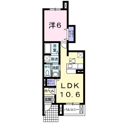 ブルックサイドビレッジ　Ⅱ 102【管理NO：1-015662202-01020】 ★家具家電は申し込み後に搬入します★の物件画像