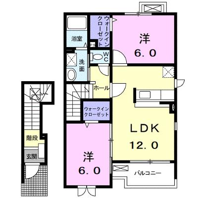 カーサ・モデルノ 205【管理NO：1-014663501-02040】 ★家具家電は申し込み後に搬入します★ ★2026年08月下旬入居可能★の物件画像